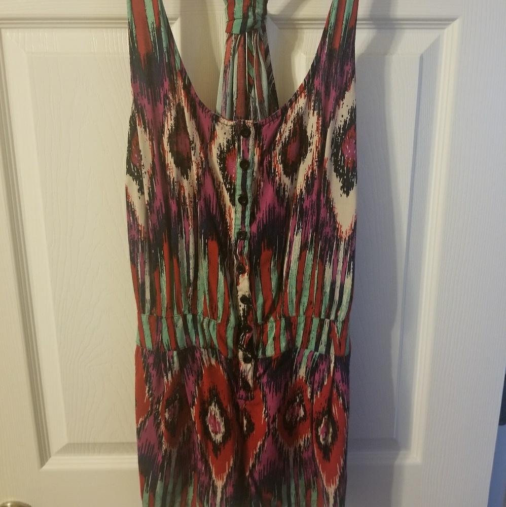 Multi colored romper
